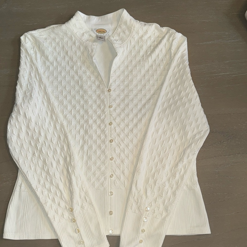 Talbots Long Sleeve Button Down Top - Large